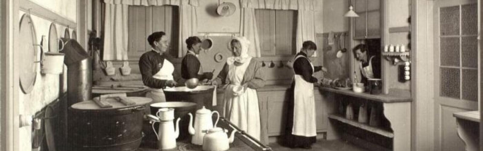 Fedtekælderens køkken 1917-18
